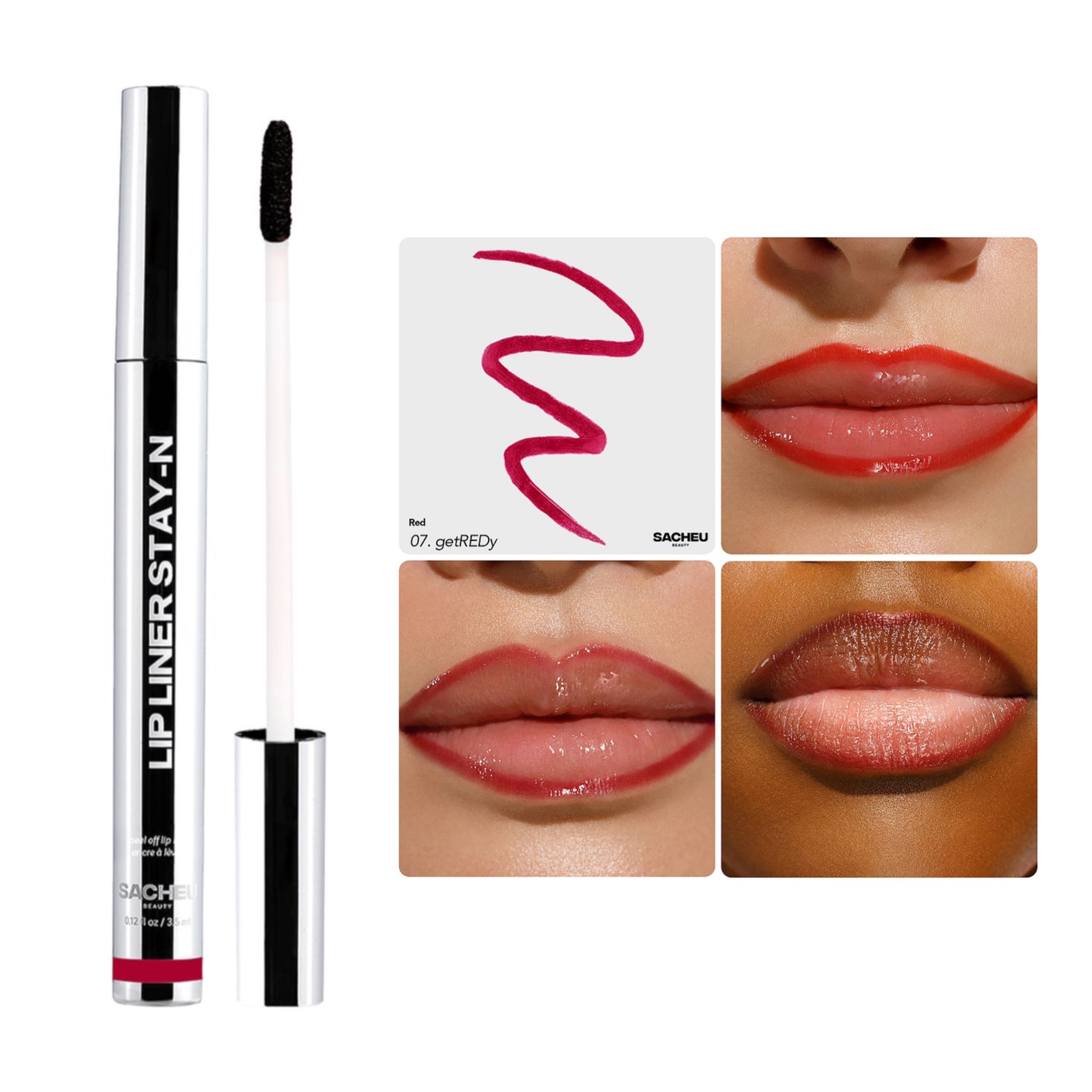 LIP LINER STAY-N PEEL OFF LIP LINER Sacheu - 07 GETREADY
